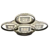 Светодиодная люстра 8053/4+1 WHT+BLK