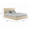 Кровать-тахта Амели с матрасом Promo B cocos 2000x1600