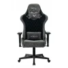 Геймерское кресло Viking 7, серый, черный, ткань, экокожа