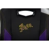 Геймерское кресло HERO JOKER, фиолетовый, черный, текстиль, экокожа
