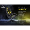 Геймерское кресло ZOMBIE 8, черный, кожа искусственная Геймерское кресло ZOMBIE 8, черный, кожа искусственная