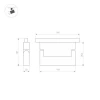 Трековый светодиодный светильник Arlight Mag-Orient-Laser-Fold-S195-6W Day4000 035860 Трековый светодиодный светильник Arlight Mag-Orient-Laser-Fold-S195-6W Day4000 035860