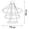 Подвесная люстра Vitaluce V04614-13/3S