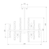 Подвесная люстра Bogates Hollis 368/9 Smart