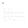 Настенный светодиодный светильник Arlight Sp-Vinci-S900x55-10W Day4000 033550 Настенный светодиодный светильник Arlight Sp-Vinci-S900x55-10W Day4000 033550