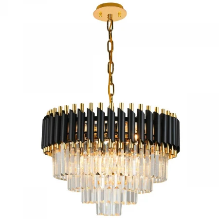Подвесная люстра Natali Kovaltseva Darian 76017/10C Gold Black