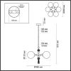 Подвесная люстра Odeon Light Exclusive Palle 5405/6 Подвесная люстра Odeon Light Exclusive Palle 5405/6