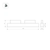 Трековый светодиодный светильник Arlight MAG-ORIENT-DOTS-L465-16W Day4000-MIX (BK, 24 deg, 48V, DALI) 041879 Трековый светодиодный светильник Arlight MAG-ORIENT-DOTS-L465-16W Day4000-MIX (BK, 24 deg, 48V, DALI) 041879