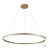 Подвесной светодиодный светильник Crystal Lux Fortuna SP88W Led Gold