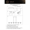 Подвесной светодиодный светильник Aployt Rezeda APL.788.03.06