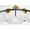 Подвесная люстра Lumina Deco Donzano LDP 8034-9 BK+WT