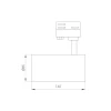 Трековый светодиодный светильник Arlight LGD-Calipso-4TR-R85-30W Day4000-Mix 046737 Трековый светодиодный светильник Arlight LGD-Calipso-4TR-R85-30W Day4000-Mix 046737