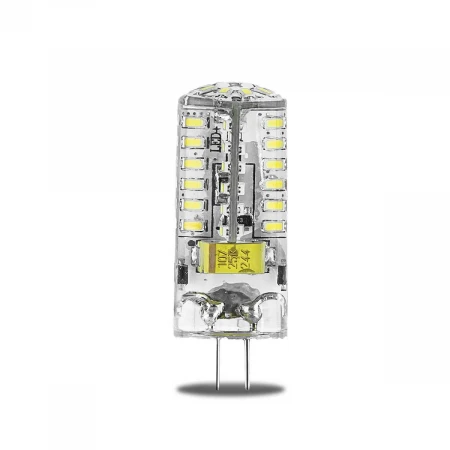 Лампа светодиодная Gauss G4 3W 4100K прозрачная 107707203
