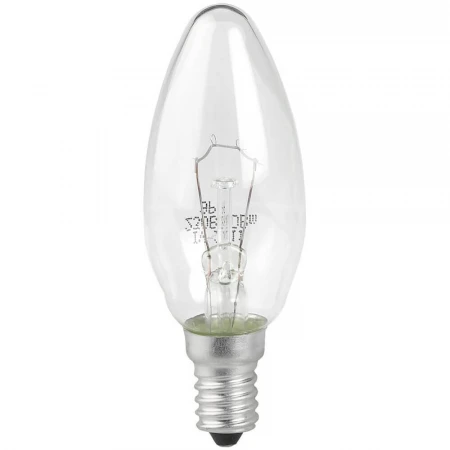 Лампа накаливания ЭРА E14 40W 2700K прозрачная ДС 40-230-Е14 (гофра) Б0039125
