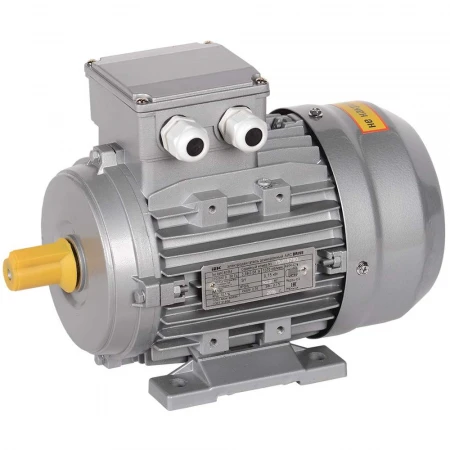 Электродвигатель асинхронный трехфазный АИС 90L8 380В 0,55кВт 750об/мин 1081 DRIVE IEK AIS090-L8-001-1-0710