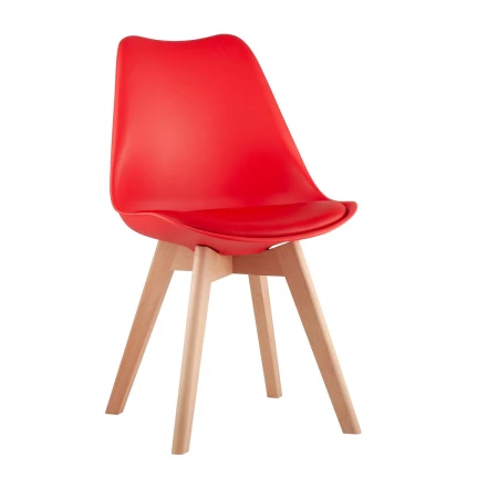 Кухонный стул Stool Group FRANKFURT красный дер. ножки Y863 red