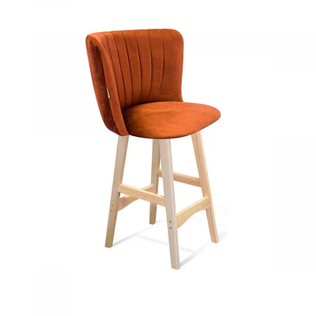 Полубарный стул Sheffilton SHT-ST36-1/S65-1 песчаная буря/прозрачный лак 5649031201