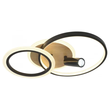 Светильник потолочный светодиодный ЭРА Модерн Rondo CLL-1-85-RC BK Б0069745