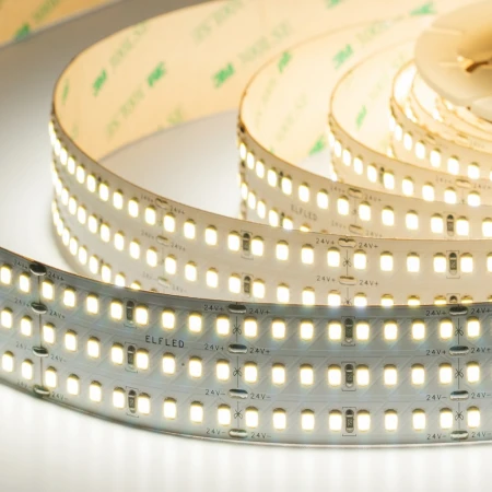 Лента светодиодная ELFLED LX170, 528/м (2835), 24В, 48Вт/м, 3м, 3ряда, белый нейтральный 4000-4500К ELFLED-24528-LX170/3-nw Лента светодиодная ELFLED LX170, 528/м (2835), 24В, 48Вт/м, 3м, 3ряда, белый нейтральный 4000-4500К ELFLED-24528-LX170/3-nw