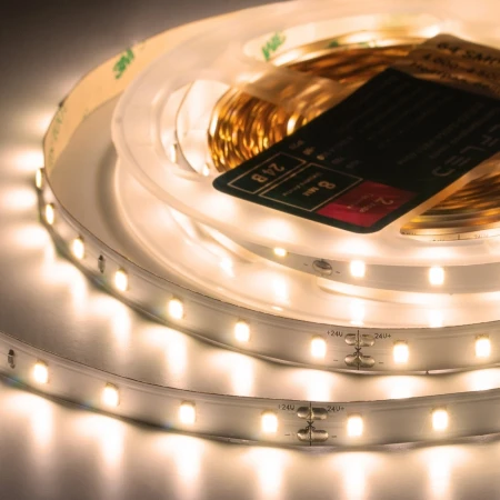 Лента светодиодная ELFLED PRO140, 64/м (2835), 24В, 6Вт/м, 5м, белый теплый 2800-3300К ELFLED-24064-PRO140ww Лента светодиодная ELFLED PRO140, 64/м (2835), 24В, 6Вт/м, 5м, белый теплый 2800-3300К ELFLED-24064-PRO140ww
