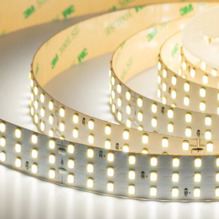 Лента светодиодная ELFLED PRO140, 336/м (2835), 24В, 30Вт/м, 3м, 3ряда, белый нейтральный 4000-4500К ELFLED-24336-PRO140/3-nw Лента светодиодная ELFLED PRO140, 336/м (2835), 24В, 30Вт/м, 3м, 3ряда, белый нейтральный 4000-4500К ELFLED-24336-PRO140/3-nw