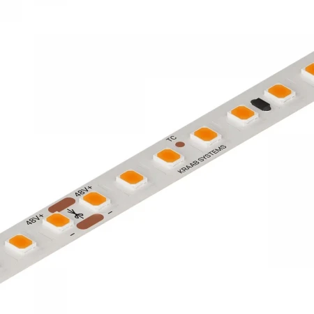 Светодиодная лента Kraab Systems PIXIE SMD 2835-140 48В 5Вт 2700К CRI92 8мм 5м 27.101.1