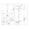 Подвесная люстра Ambrella Light High Light Modern LH56251