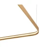 Подвесной светодиодный светильник Italline IT013-6024 gold 3000K