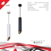 Подвесной светильник Reluce Technical 16007-0.9-001LD 300mm GU10 BK+GD
