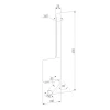 Настенный светодиодный светильник Elektrostandard Sarca LED 3000K 40111/LED латунь a066400
