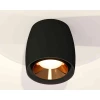Комплект накладного светильника Ambrella light Techno Spot XS1142004 SBK/PYG черный песок/золото желтое полированное (C1142, N7034)