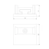 Заглушка Elektrostandard для накладного шинопровода Titan Line Magnetic 85230/00 (2 шт.) a069724