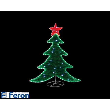 Световая фигура "елочка с мишурой", lt061