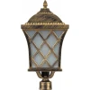 Светильник садово-парковый Feron PL4065 четырехгранный на столб 100W E27 230V, черное золото