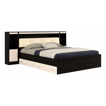 Кровать двуспальная Виктория-ЭКО-П с матрасом 2000x1600