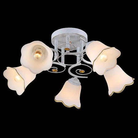 Люстра Natali Kovaltseva 11452/5C WHITE GOLD 11452