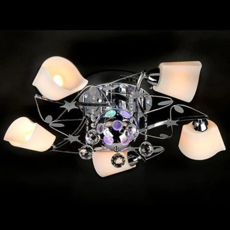 Люстра Natali Kovaltseva 10413/5С CHROME 10413