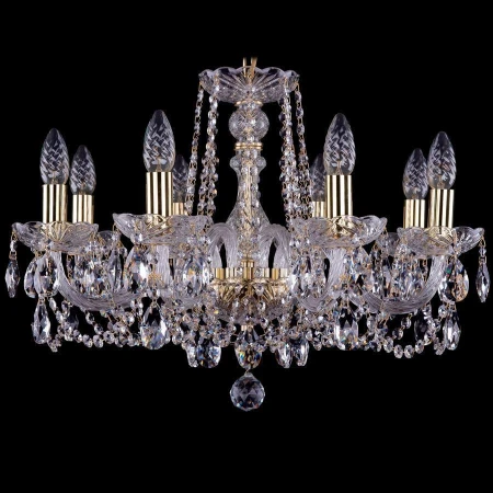 Хрустальная люстра Bohemia Ivele Crystal 1402/8/195/G