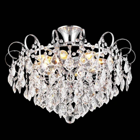 Хрустальная люстра Natali Kovaltseva HAPPY DIAMONDS 11545/8C CHROME HAPPY DIAMONDS