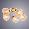 Потолочная люстра Arte Lamp Serpentina A5006PL-5GO