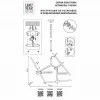 Подвесная люстра Lightstar Struttura 742063 Подвесная люстра Lightstar Struttura 742063
