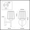 Бра Odeon Light Dogana 4656/1W