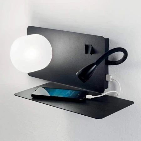 Бра Ideal Lux Book-2 Ap Nero