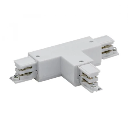 Соединитель для шинопроводов Т-образный, левый, внешний (09755) Uniel UBX-A32 Silver